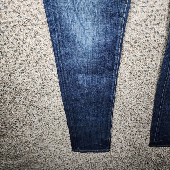 J Brand Skinny Jeans Womens 26 Denim Blue 5 Pocket Zip Casual Cotton Blend - Picture 4 of 11